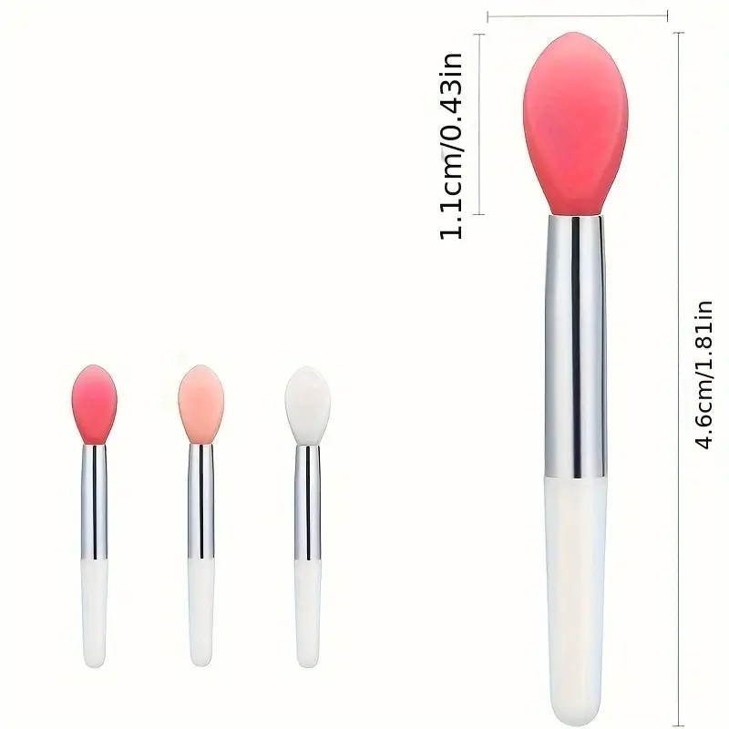 3-Piece Silicone Lip Brush Min - Wax Applicator Pad review and price
