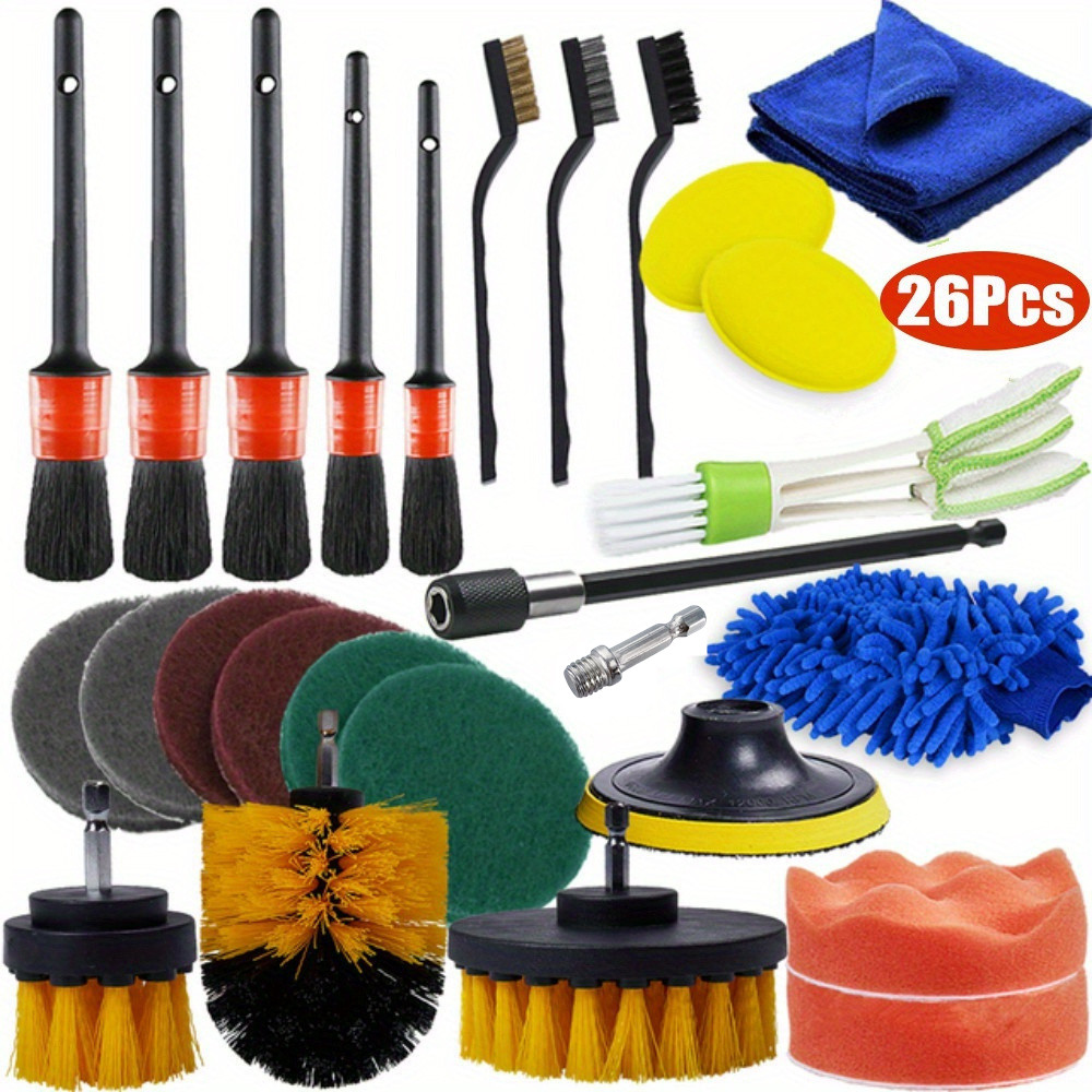 26/17/13/5Pcs Detailing Brush  - Interior Detailing Kit review and price