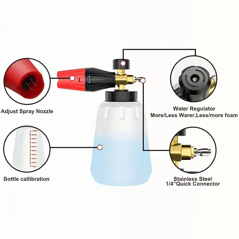 High Pressure PA Foam Cannon A - Foam Cannon Car Wash review and price