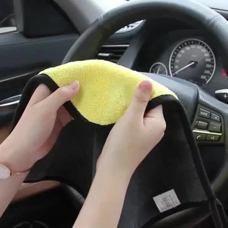 1/5PCS Thickened Car Washing T - Microfiber Towel Detailing review and price