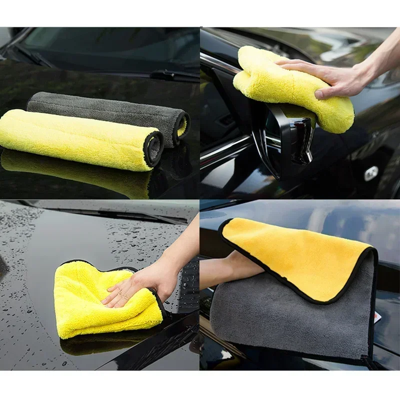 1/5pcs Thicken Car Microfiber  - Microfiber Towel Detailing review and price