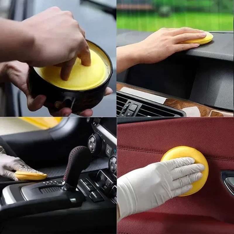 6PCS Car Care Foam Wax Applica - Wax Applicator Pad review and price