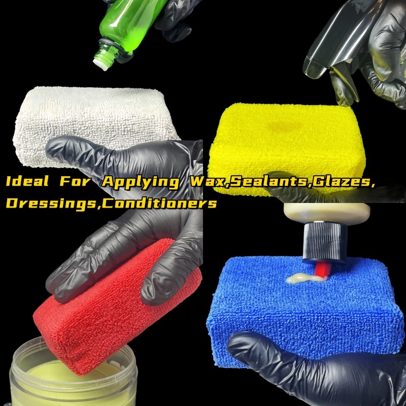 8PCS Microfibre Car Wax Applic - Wax Applicator Pad review and price