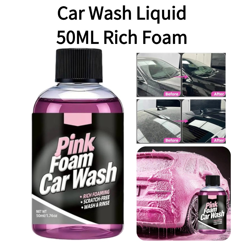 50ml Foam Car Wash Liquid Acti - Microfiber Towel Detailing review and price