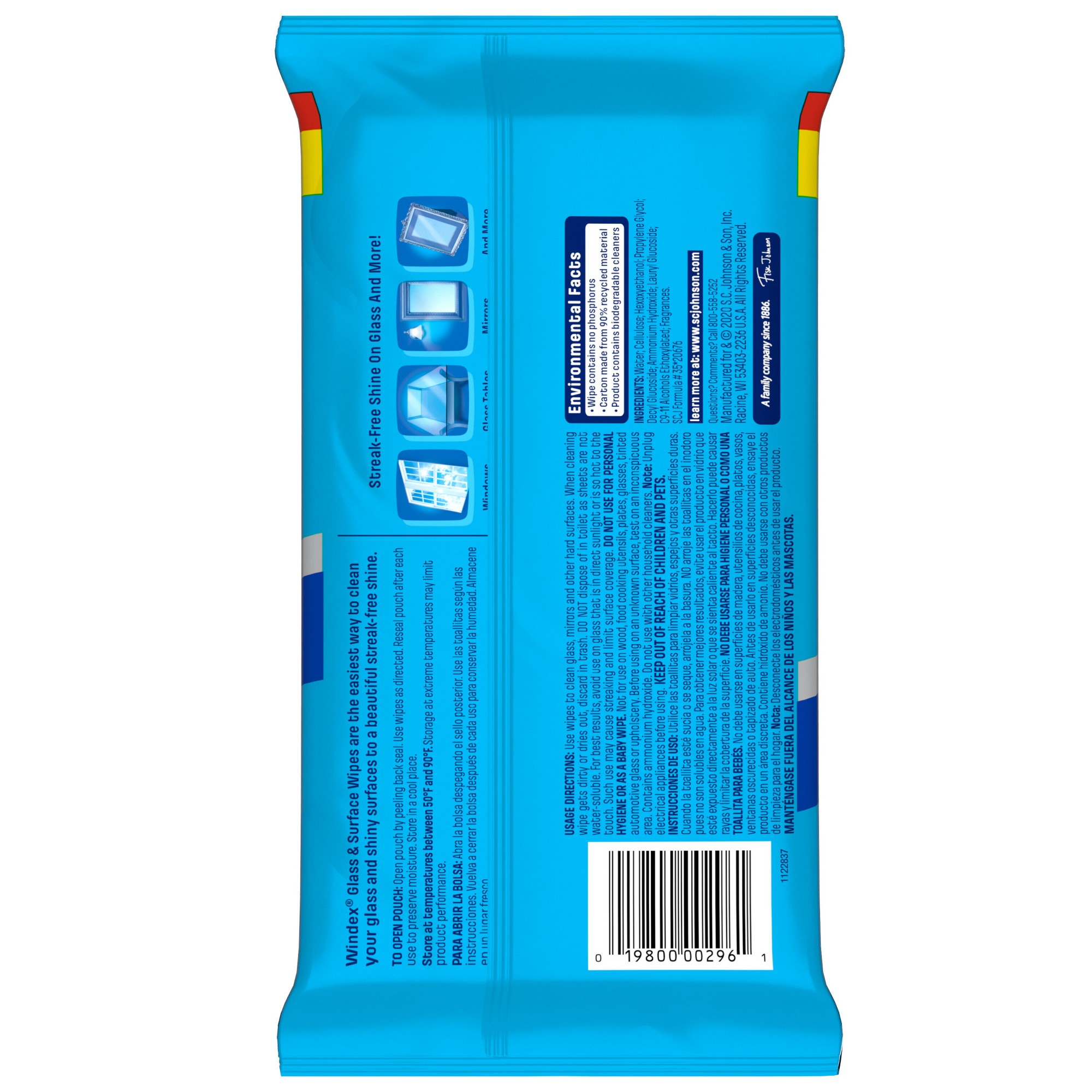 38ct Pre-Moistened Window And  - Glass Cleaner Streak review and price