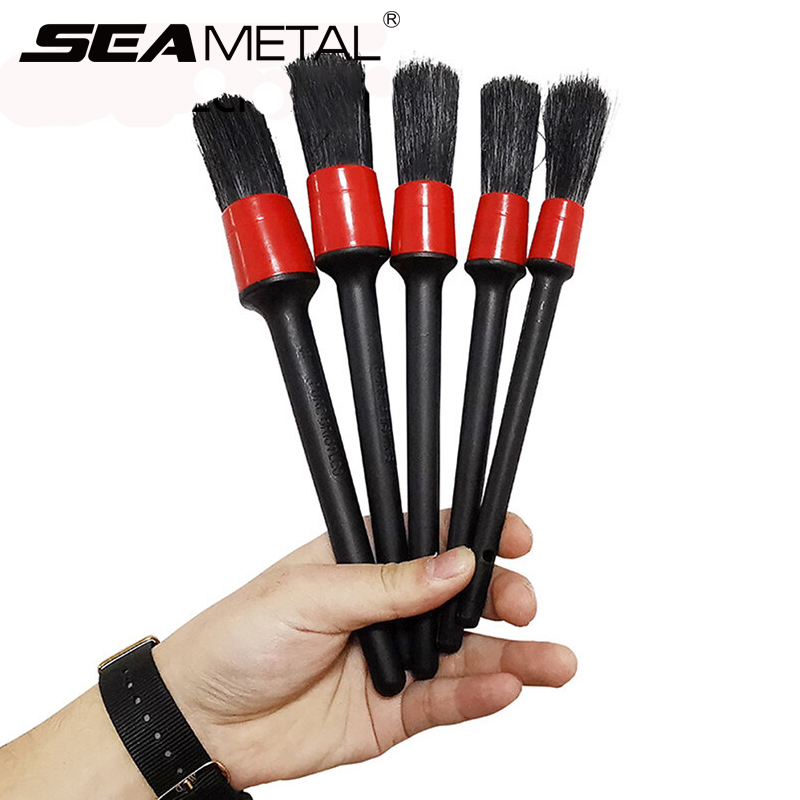 SEAMETAL 5pcs Car Detailing Br - Interior Detailing Kit review and price