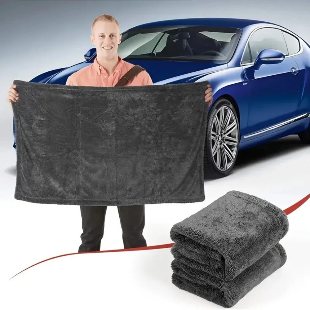 Oversized Dark Gray Car Microf - Microfiber Towel Detailing review and price