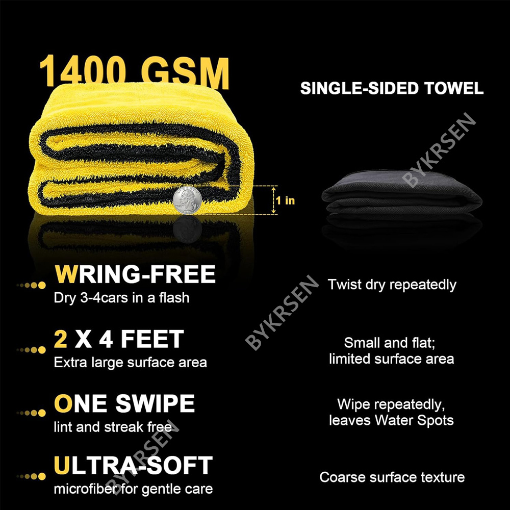 1400GSM Oversized Microfiber C - Microfiber Towel Detailing review and price